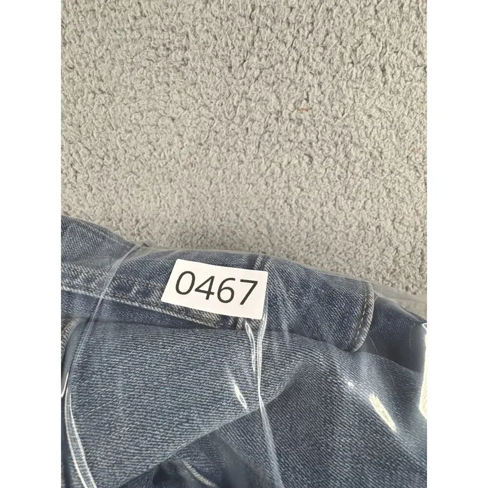 Levi's Denim Trucker Jacket Men's XL Blue Jean Collared Faded Long Sleeves